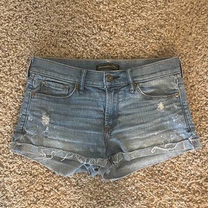 Abercrombie & Fitch Women's Low-waisted Jean Shorts